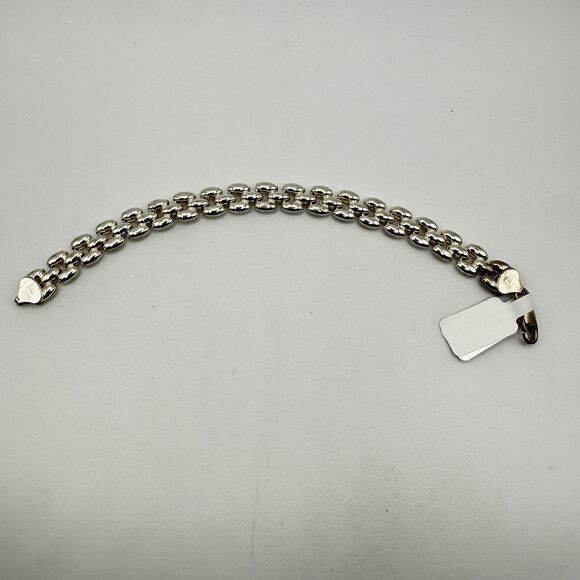 SALE! Unisex 7.25" Solid Sterling silver bracelet stamped 925 Italy! - Picture 12 of 12